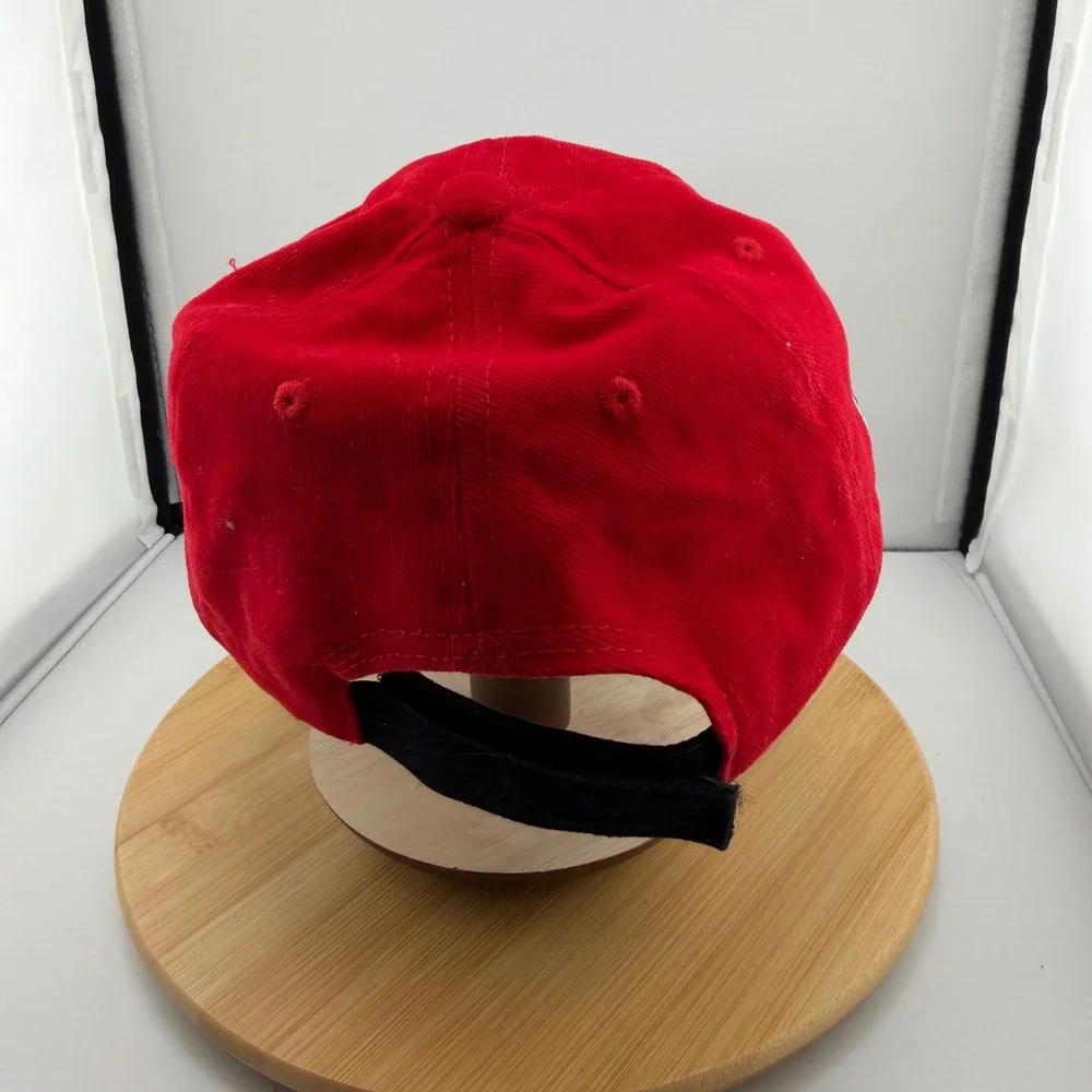 Team Penske Racing Hat Red Black Adjustable Baseball Cap Number 2 Signature